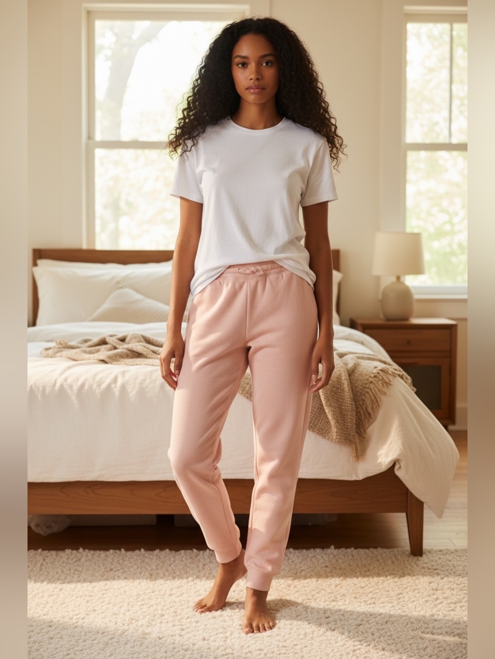 Southpole Women’s Y2K Light Pink sweatpants